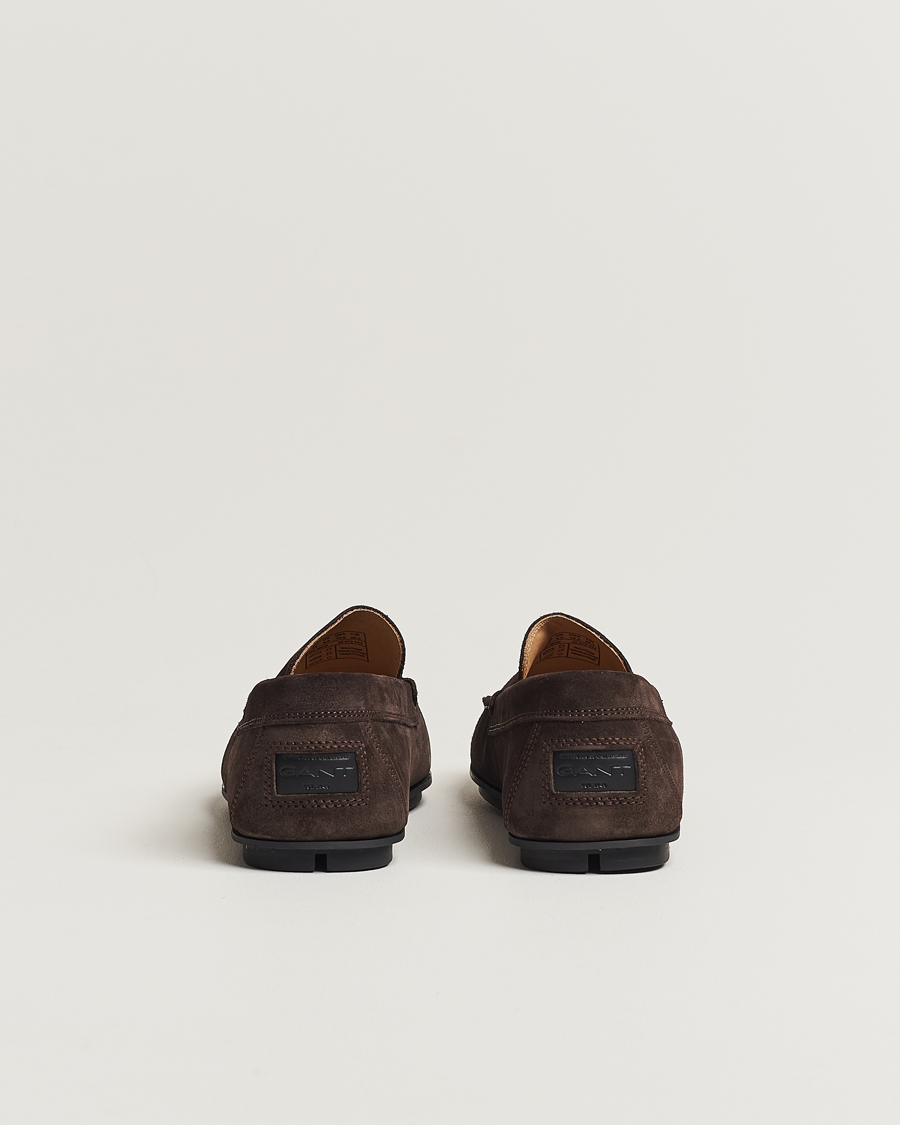 Herren | GANT Wilmon Suede Car Shoe Dark Brown | GANT | Wilmon Suede Car Shoe Dark Brown