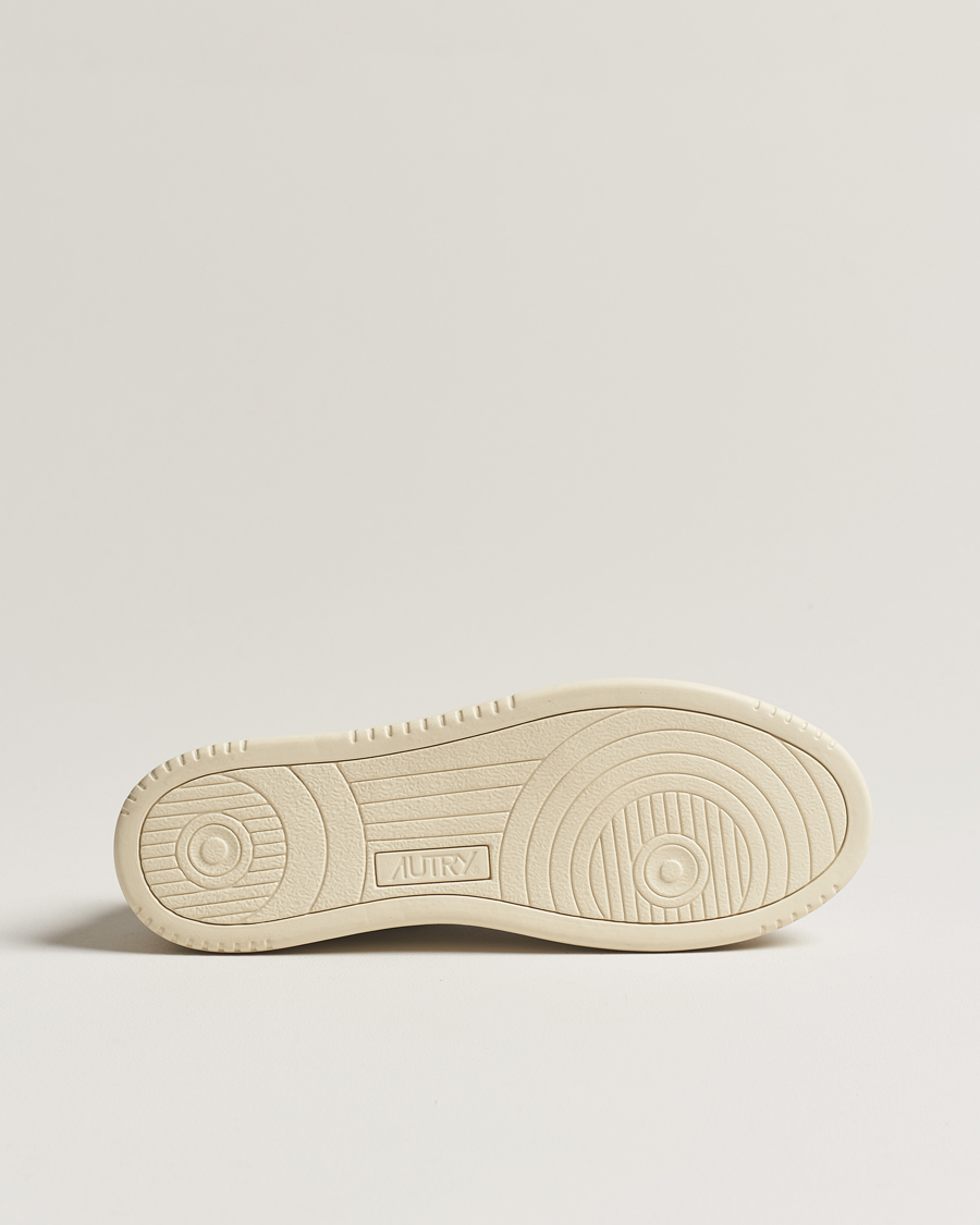 Herren | Autry Medalist Low Leather Sneaker White/Red | Autry | Medalist Low Leather Sneaker White/Red