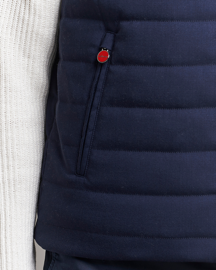 Herren | Jacken | Kiton | Technical Wool Gilet Navy