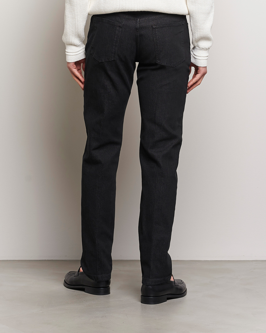 Herren | Jeans | Kiton | Slim Fit 5-Pocket Jeans Black