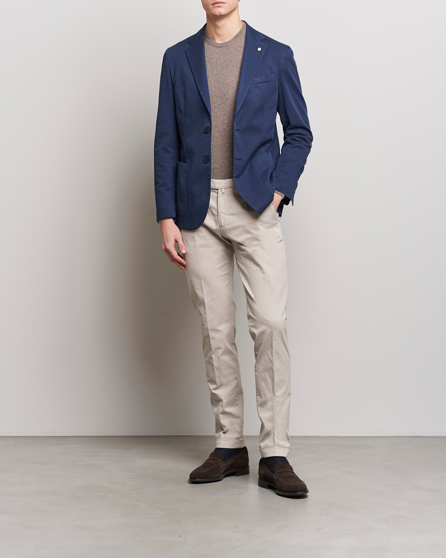 Herren | Hosen | Briglia 1949 | Slim Fit Cotton Stretch Chinos Beige