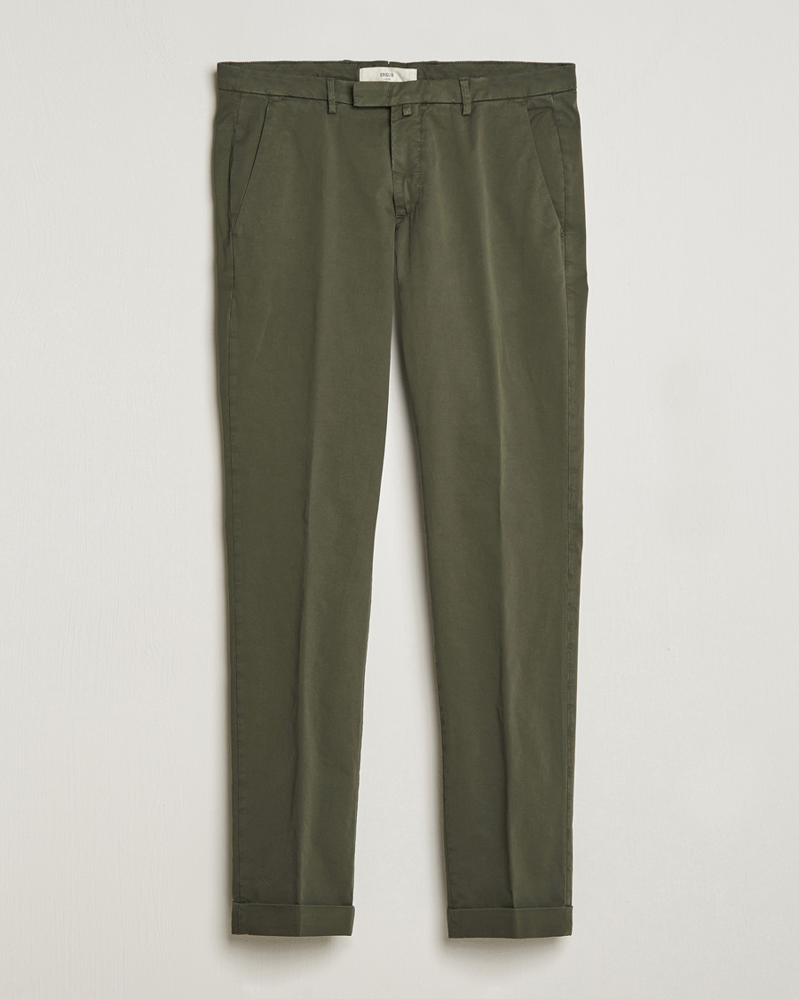 Herren | Hosen | Briglia 1949 | Slim Fit Cotton Stretch Chinos Olive