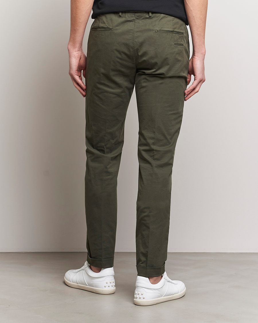 Herren | Hosen | Briglia 1949 | Slim Fit Cotton Stretch Chinos Olive