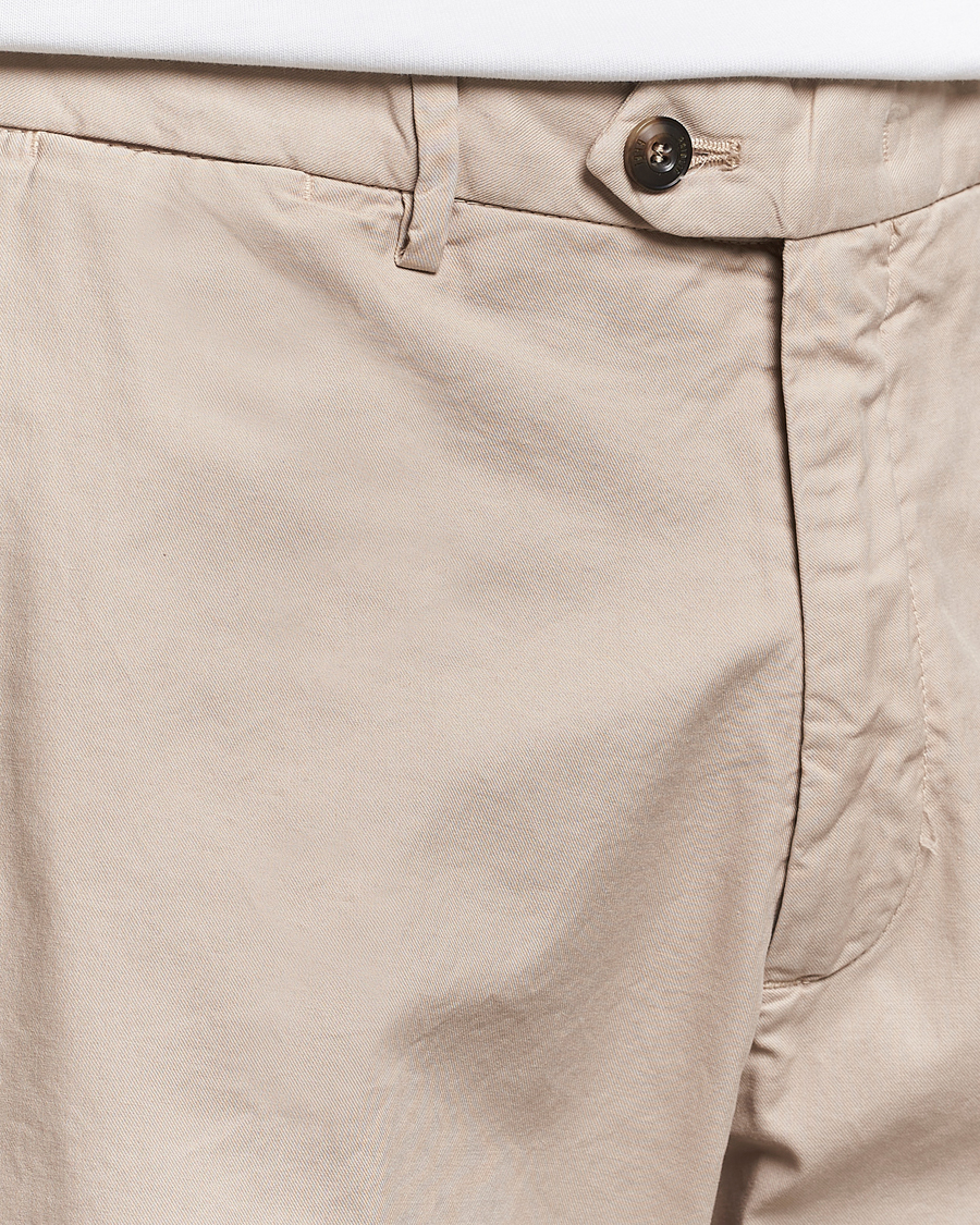 Herren | Shorts | Briglia 1949 | Easy Fit Cotton Shorts Beige