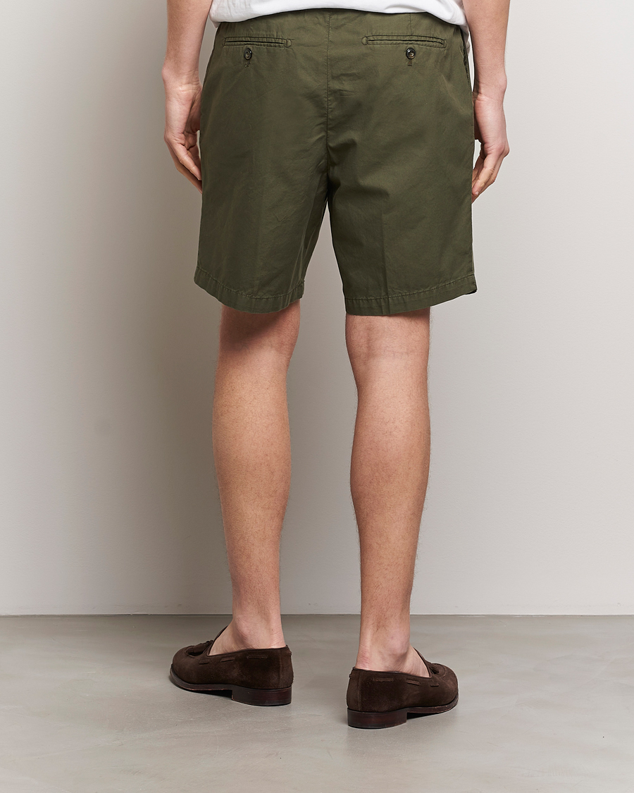 Herren | Shorts | Briglia 1949 | Easy Fit Cotton Shorts Olive