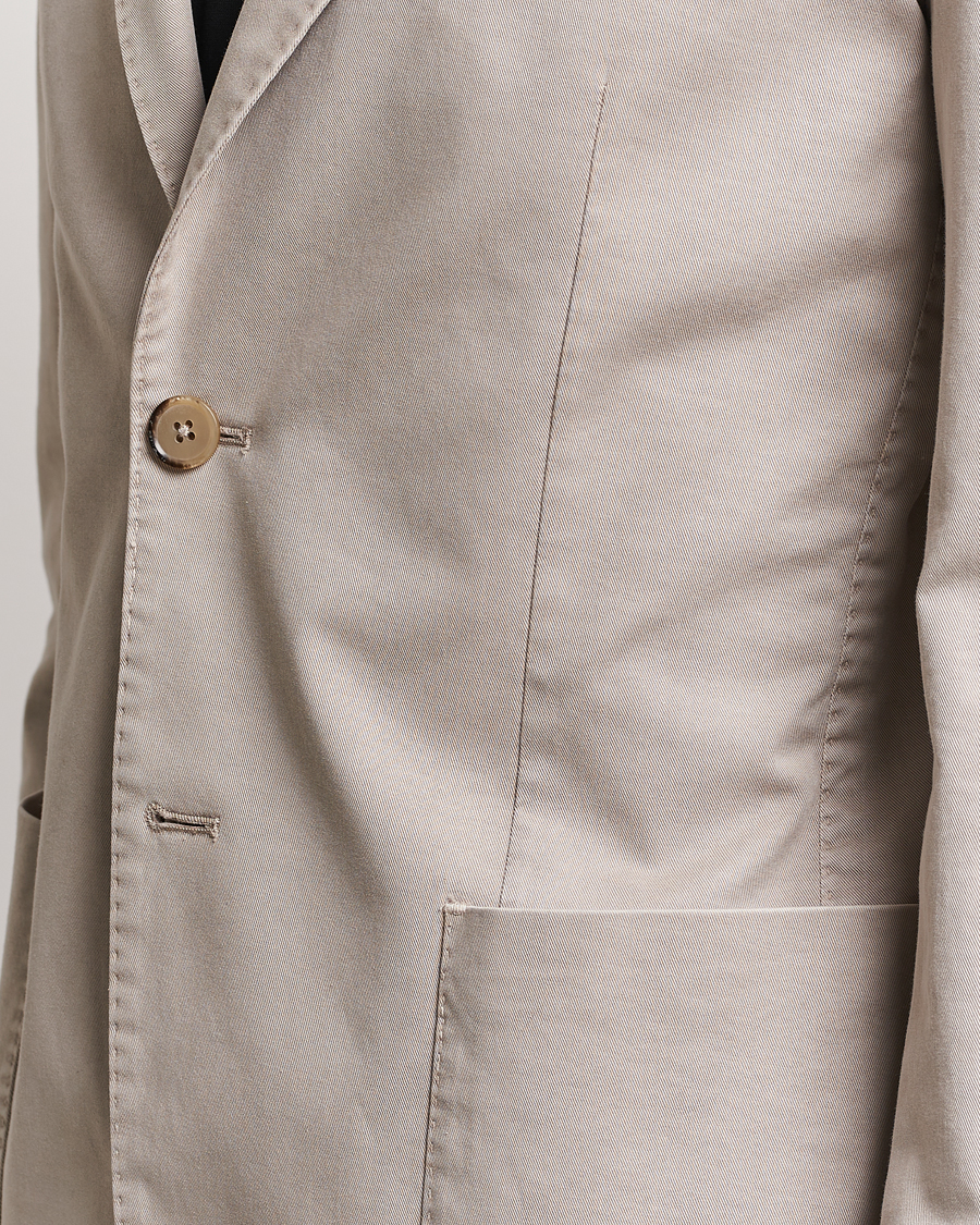 Herren | Sakkos | L.B.M. 1911 | Jack Regular Fit Cotton Stretch Blazer Light Grey