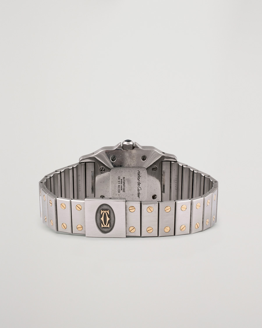 Herren | Cartier Pre-Owned Santos Galbée 2961 Silver | Cartier Pre-Owned | Santos Galbée 2961 Silver