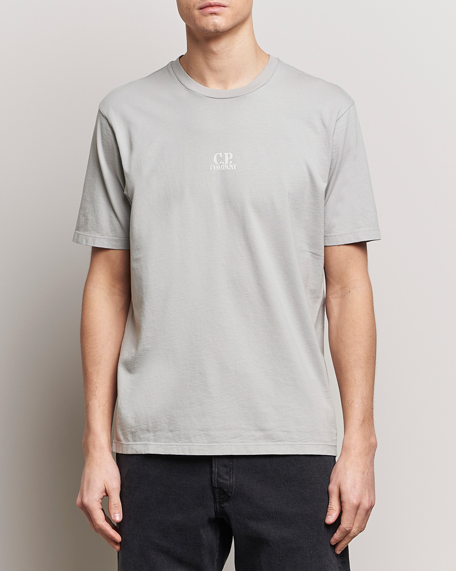 Herren | C.P. Company | C.P. Company | Short Sleeve Hand Printed T-Shirt Grey