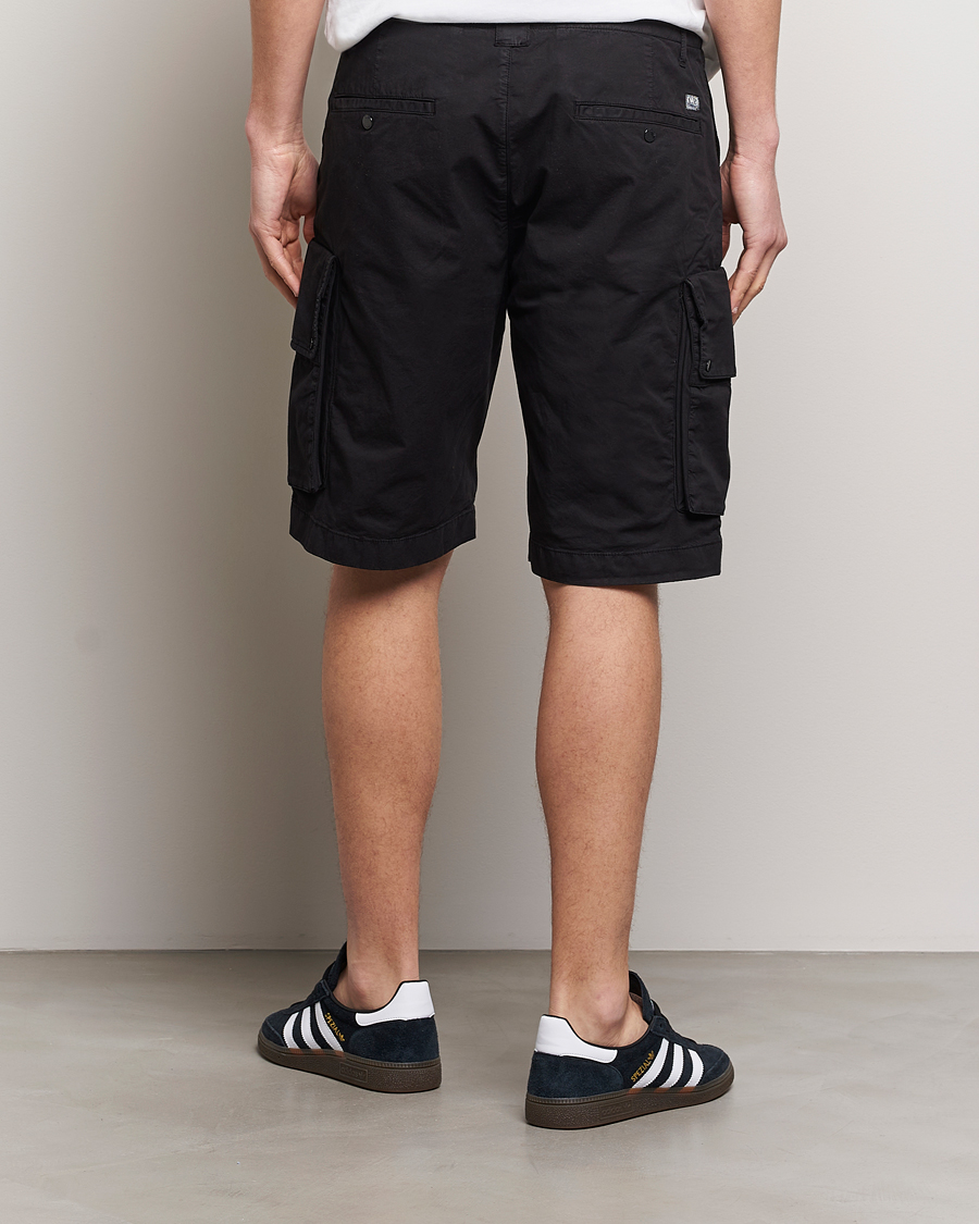 Herren | Shorts | C.P. Company | Twill Stretch Cargo Shorts Black