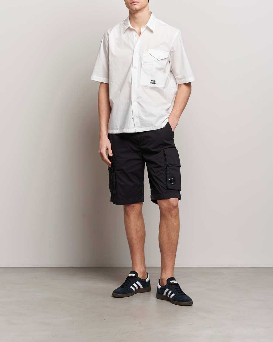 Herren | Hemden | C.P. Company | Short Sleeve Popline Shirt White