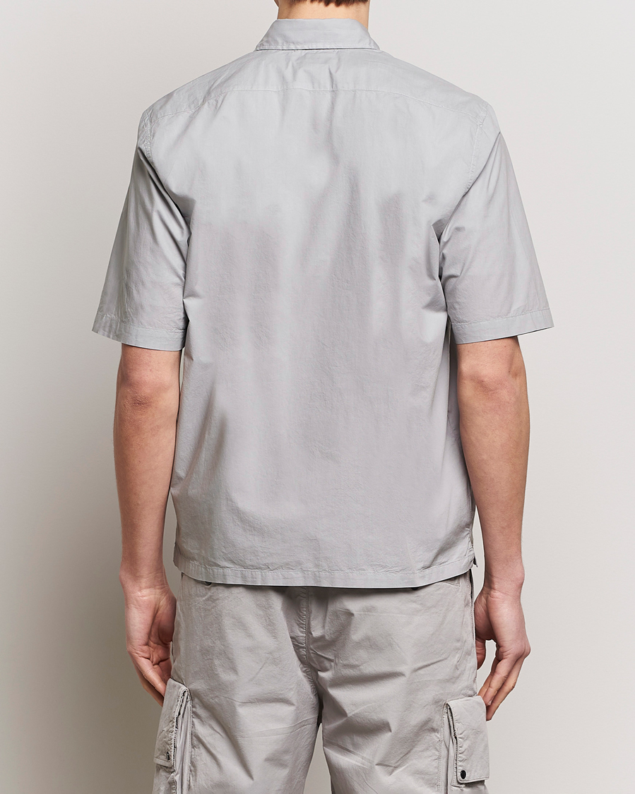 Herren | Hemden | C.P. Company | Short Sleeve Popline Shirt Grey