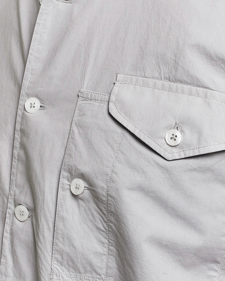 Herren | Hemden | C.P. Company | Short Sleeve Popline Shirt Grey