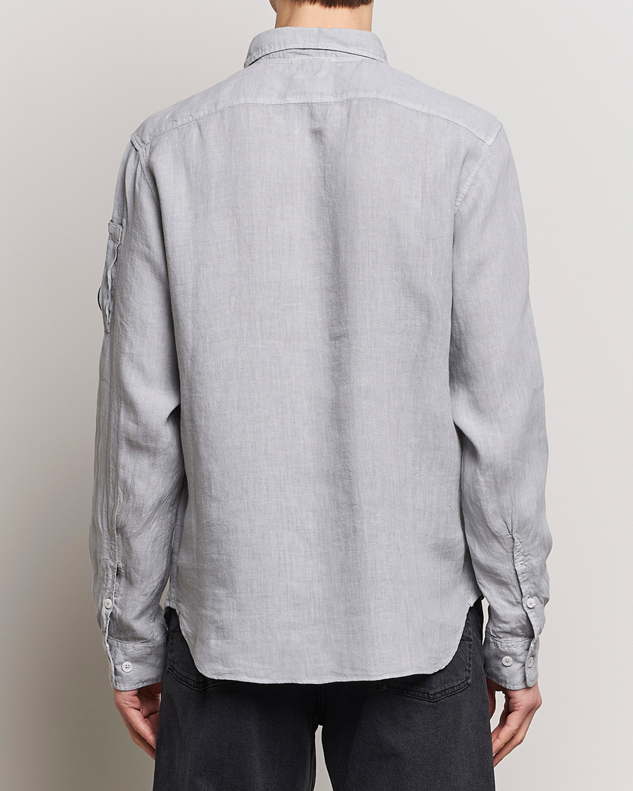 Herren | Hemden | C.P. Company | Long Sleeve Linen Shirt Grey