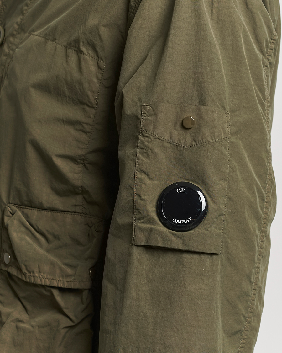 Herren | Jacken | C.P. Company | Flatt Nylon Coat Dark Olive