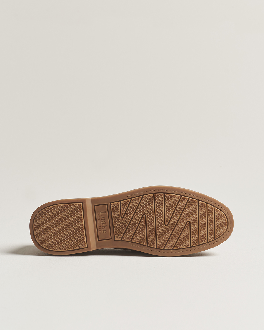 Herren | Loake 1880 Lucca Suede Penny Loafer Flint | Loake 1880 | Lucca Suede Penny Loafer Flint