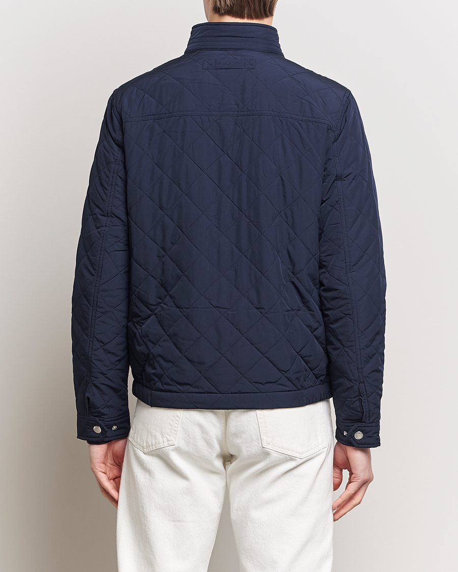 Herren | Jacken | GANT | The Quilted Windcheater Evening Blue