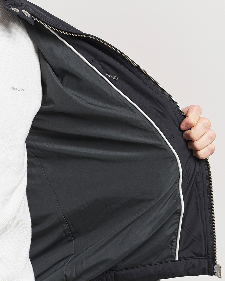 Herren | Jacken | Gant | The Quilted Windcheater Black