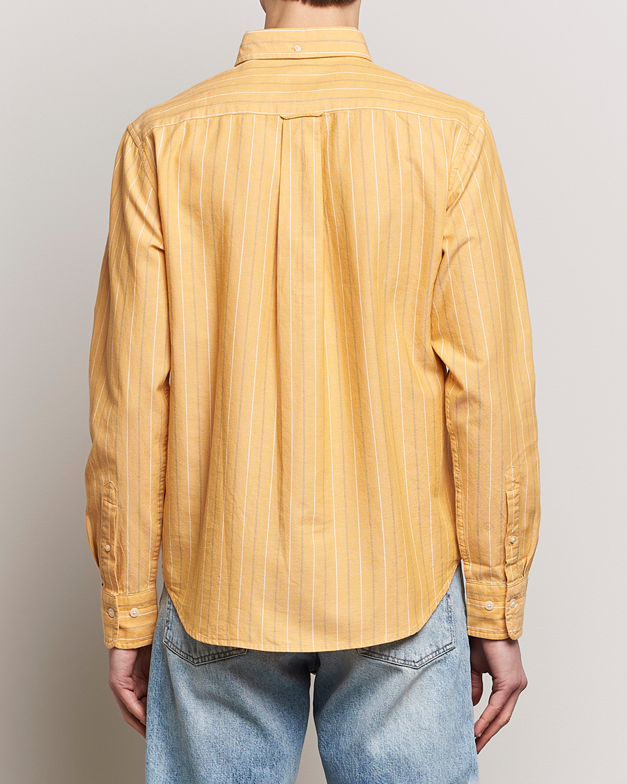 Herren | Hemden | GANT | Regular Fit Archive Striped Oxford Shirt Medal Yellow