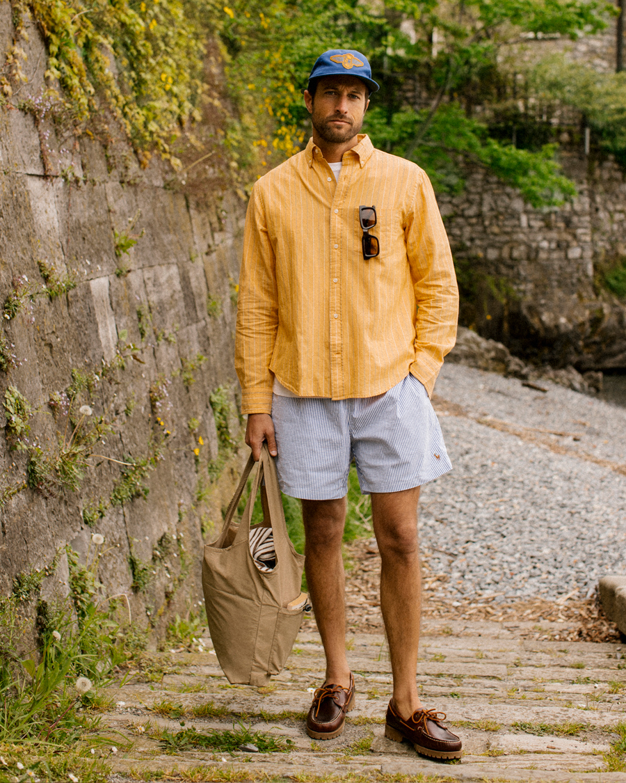 Herren | Hemden | GANT | Regular Fit Archive Striped Oxford Shirt Medal Yellow