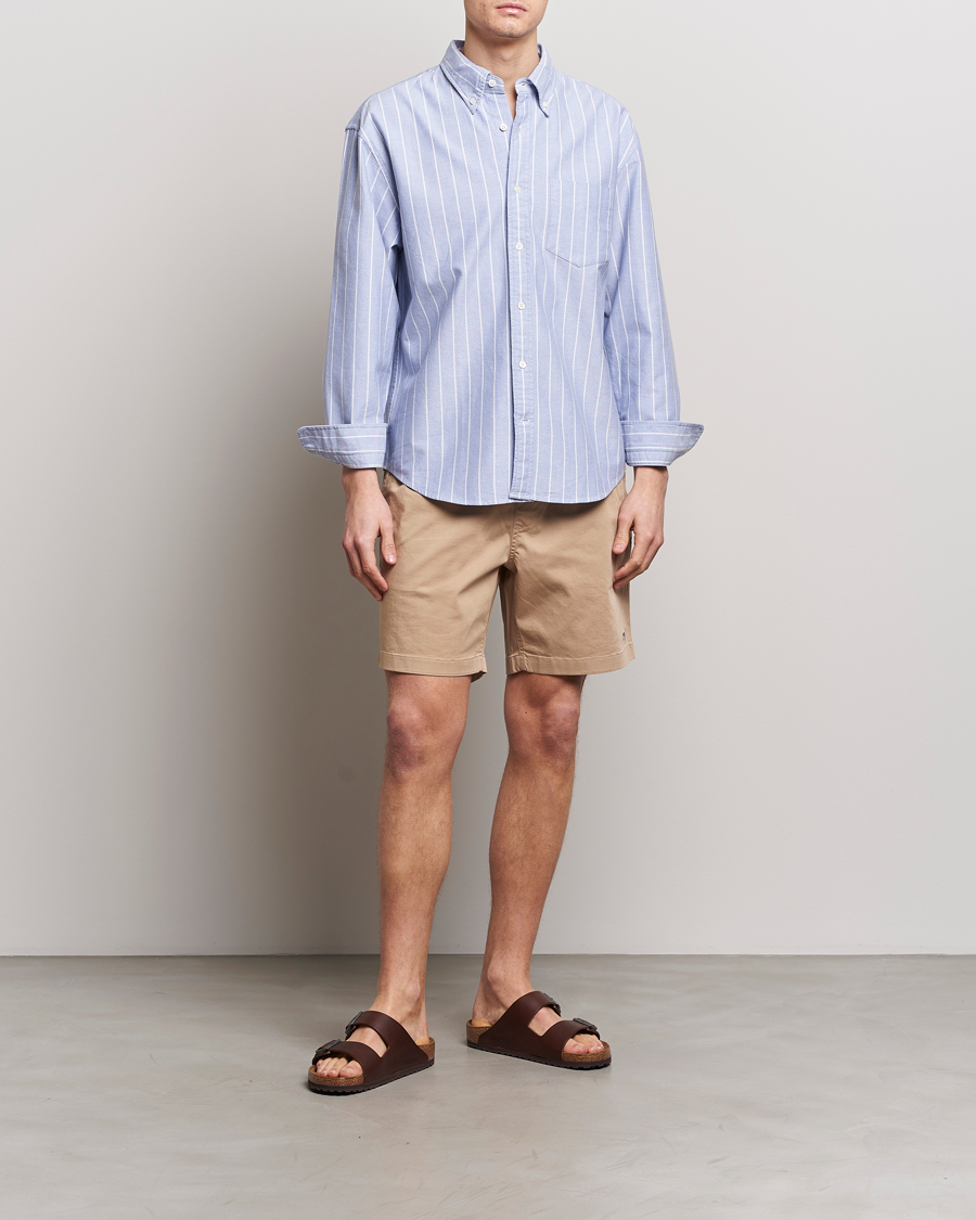 Herren | Hemden | GANT | Relaxed Fit Heritage Striped Oxford Shirt Blue/White