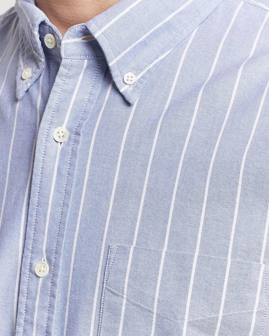 Herren | Hemden | GANT | Relaxed Fit Heritage Striped Oxford Shirt Blue/White