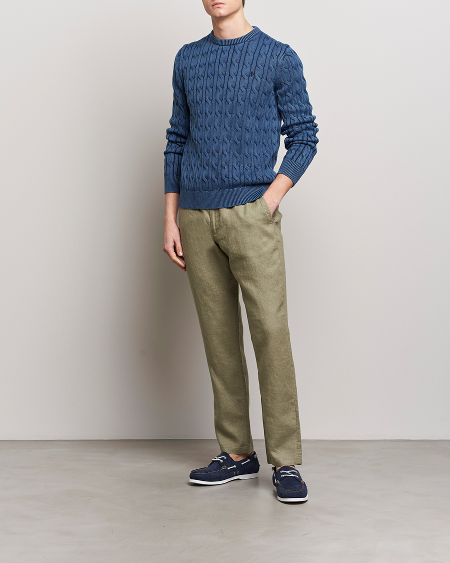 Herren | Hosen | GANT | Relaxed Linen Drawstring Pants Dried Clay