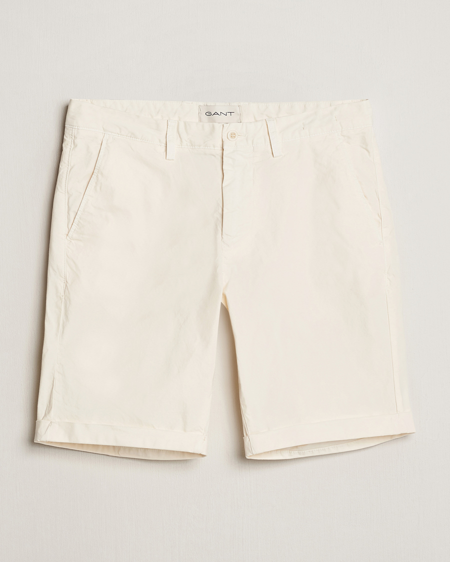 Herren | Shorts | GANT | Regular Sunbleached Shorts Cream