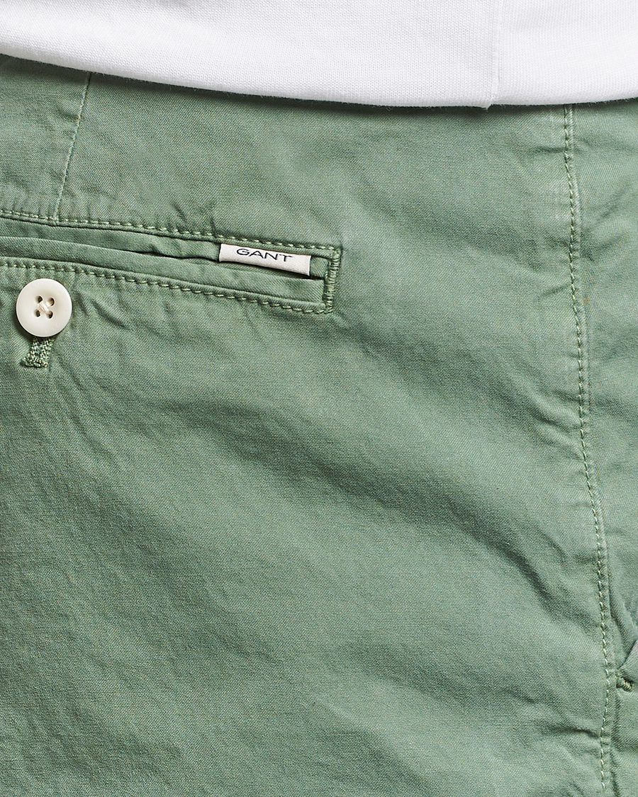 Herren | Shorts | GANT | Regular Sunbleached Shorts Kalamata Green