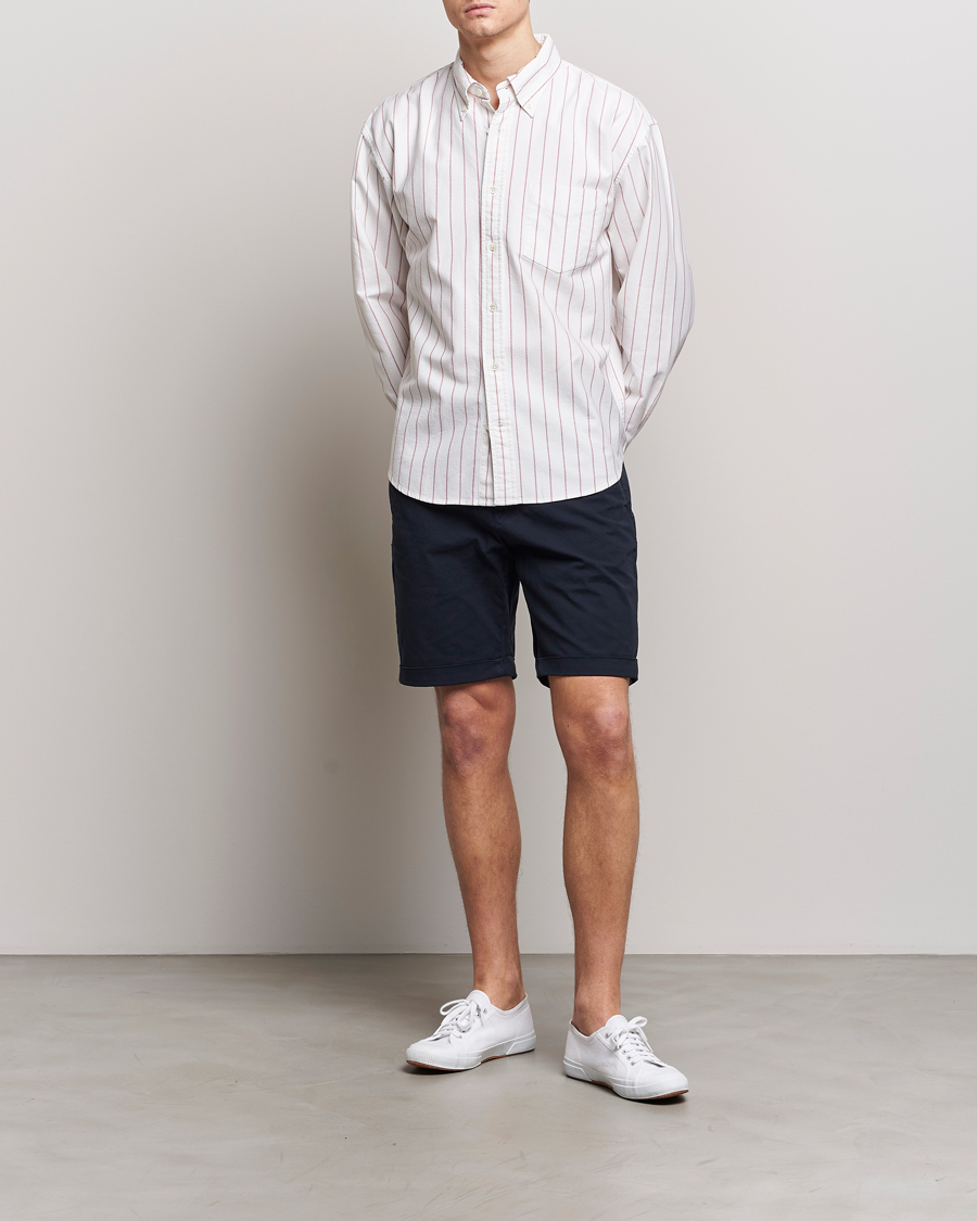 Herren | Shorts | GANT | Regular Sunbleached Shorts Marine