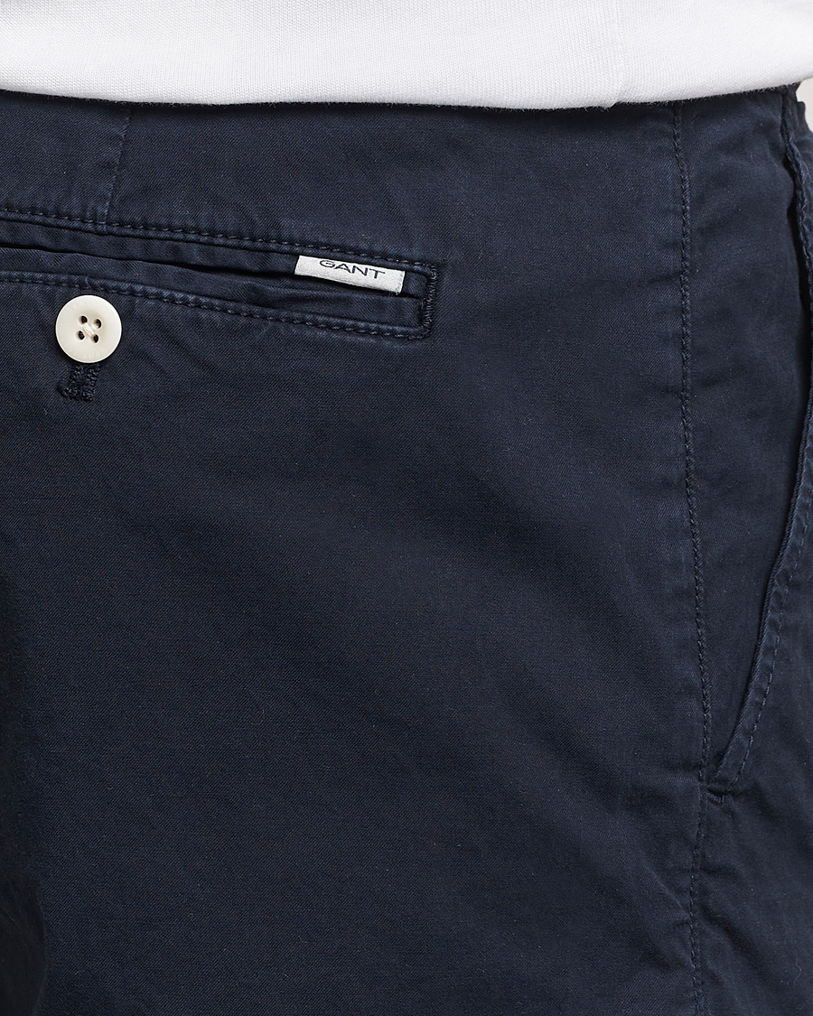 Herren | Shorts | GANT | Regular Sunbleached Shorts Marine