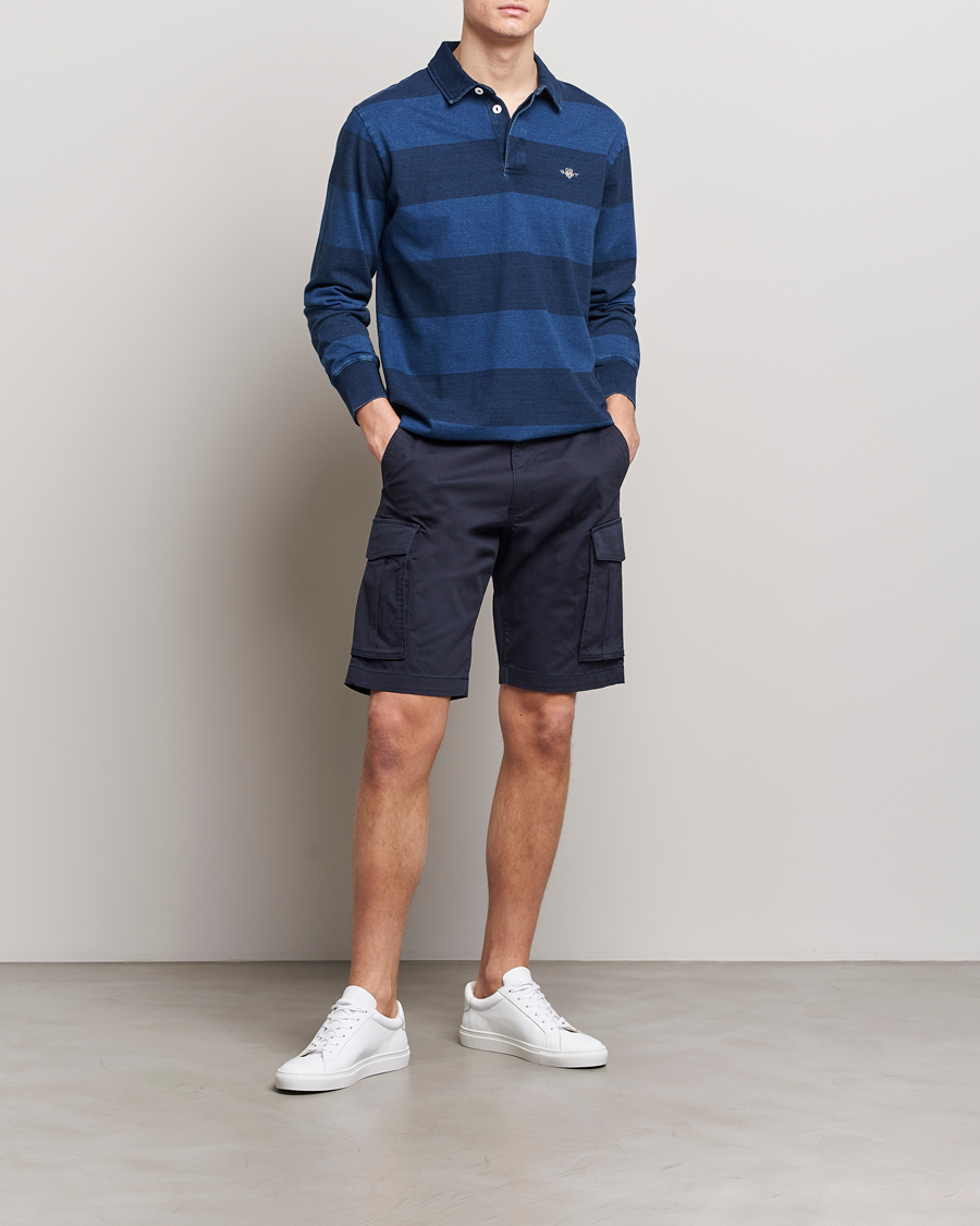 Herren | Shorts | Gant | Relaxed Twill Cargo Shorts Marine