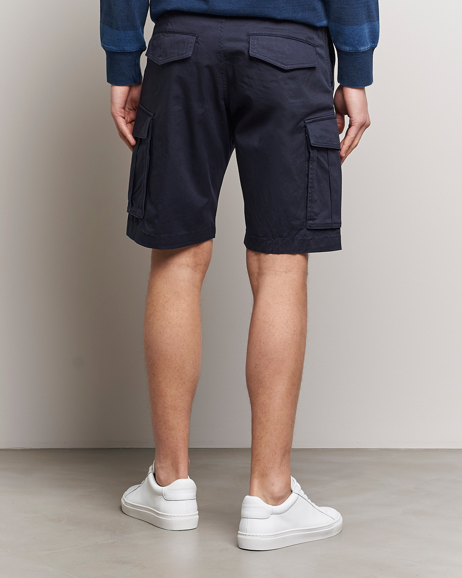 Herren | Shorts | Gant | Relaxed Twill Cargo Shorts Marine