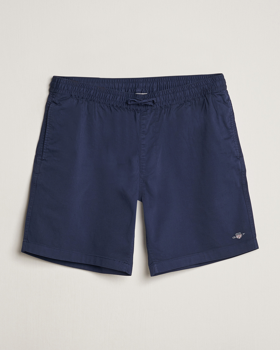 Herren | Shorts | GANT | Drawstring Logo Shorts Marine