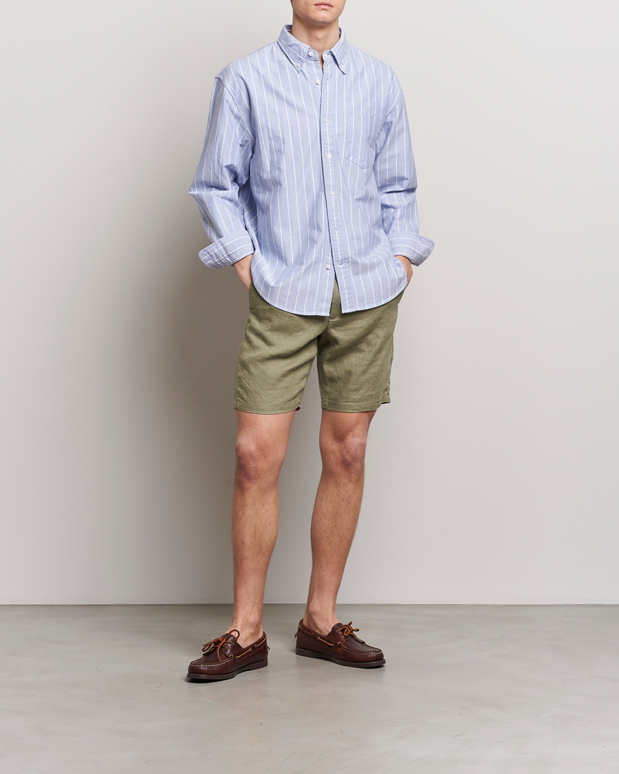 Herren | Shorts | GANT | Relaxed Linen Drawstring Shorts Dried Clay