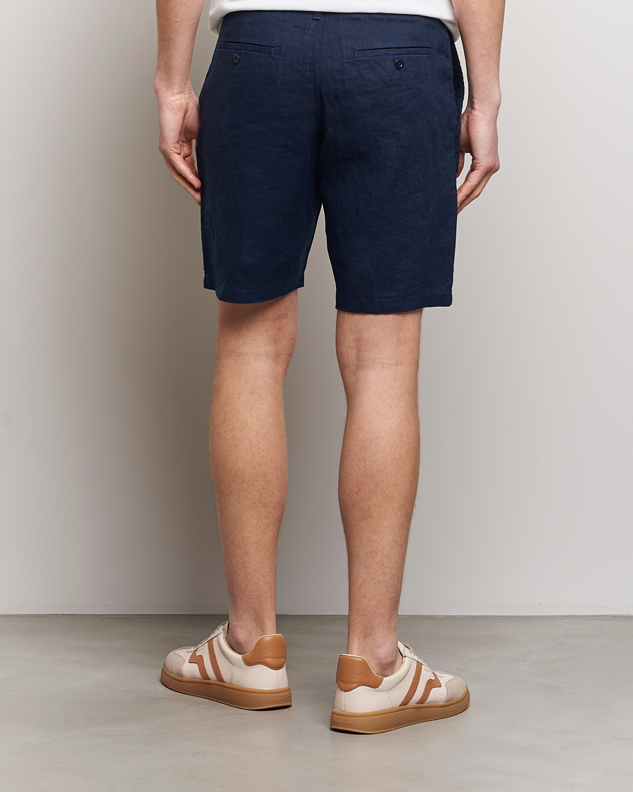 Herren | Shorts | GANT | Relaxed Linen Drawstring Shorts Marine