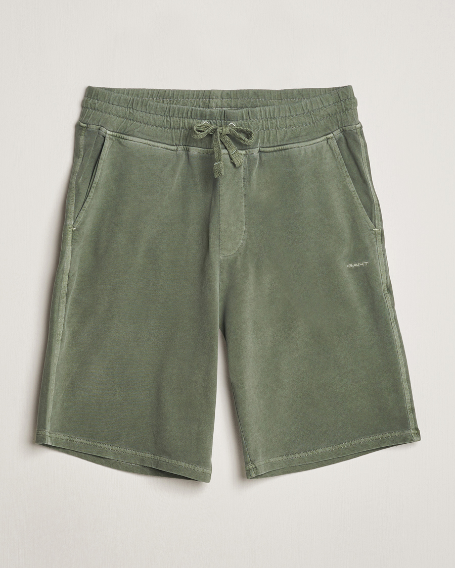 Herren | Shorts | GANT | Sunbleached Sweatshorts Pine Green