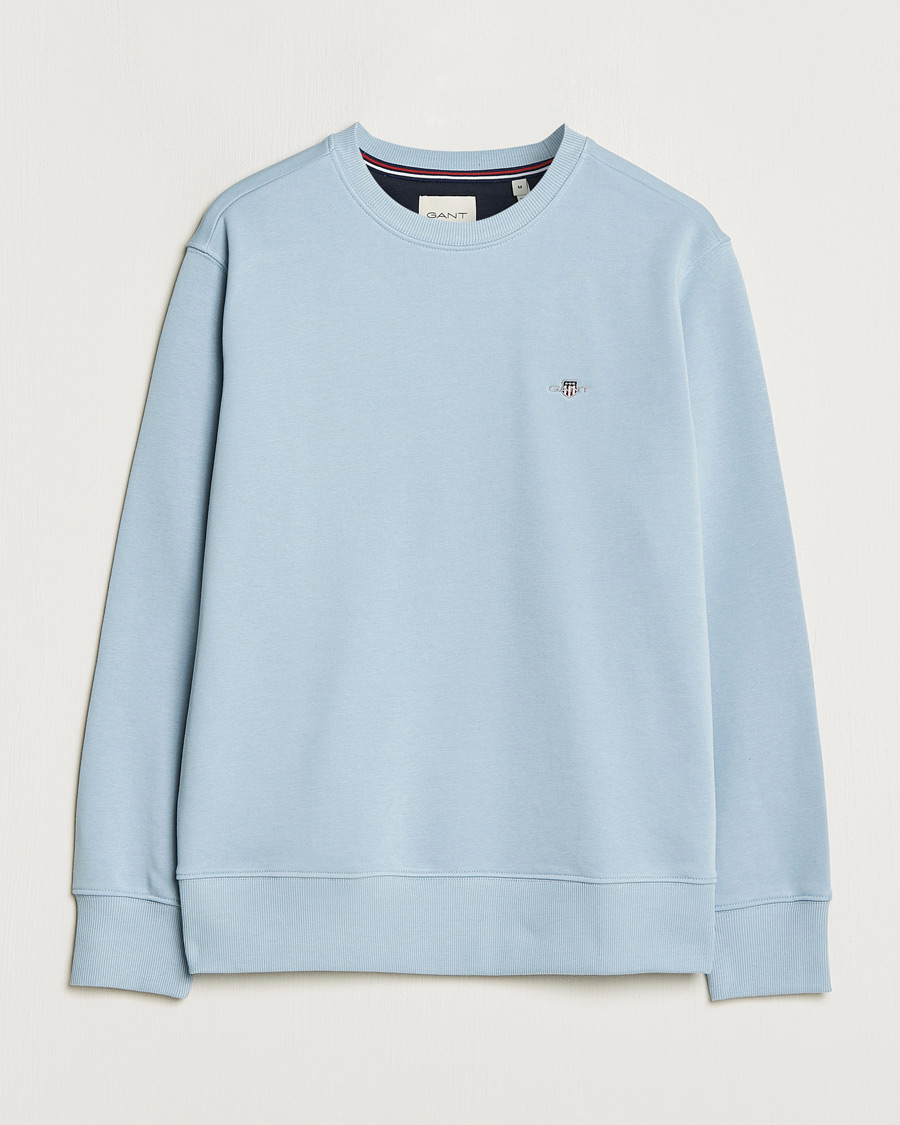 Herren | Pullover | GANT | Original Crew Neck Sweatshirt Dove Blue