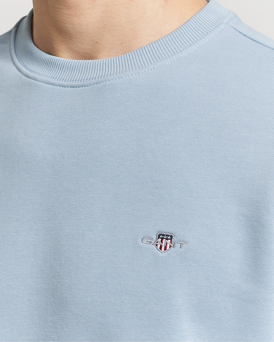 Herren | Pullover | GANT | Original Crew Neck Sweatshirt Dove Blue