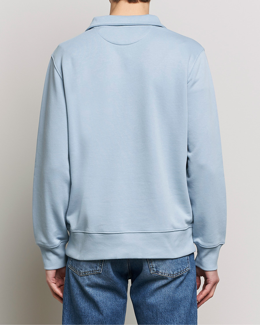 Herren | Pullover | GANT | Original Shield Half Zip Sweater Dove Blue