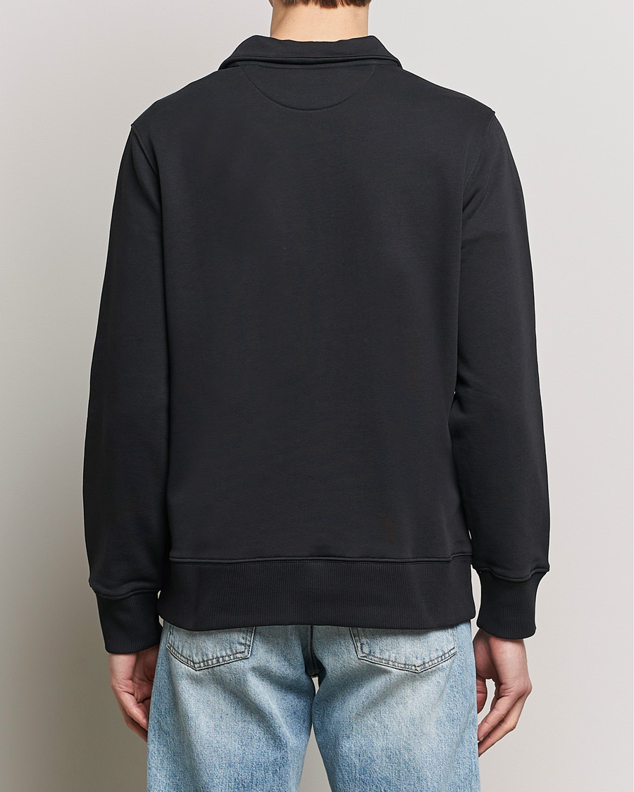 Herren | Pullover | GANT | Original Shield Half Zip Sweater Black