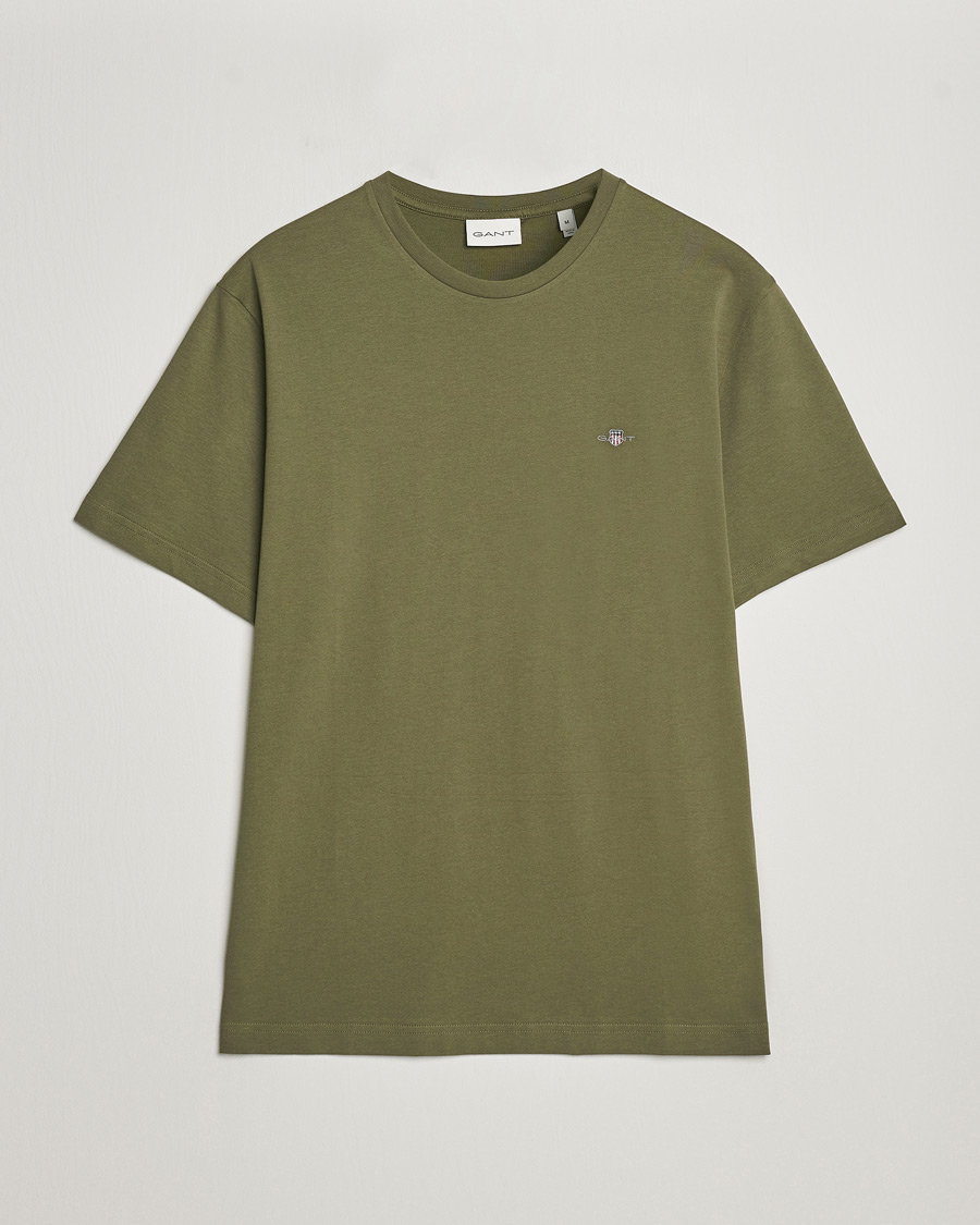 Herren | T-Shirts | GANT | The Original T-Shirt Juniper Green