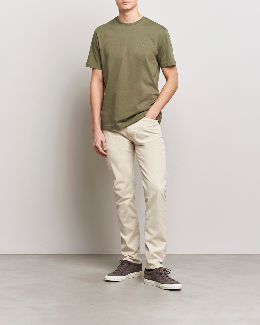 Herren | T-Shirts | GANT | The Original T-Shirt Juniper Green