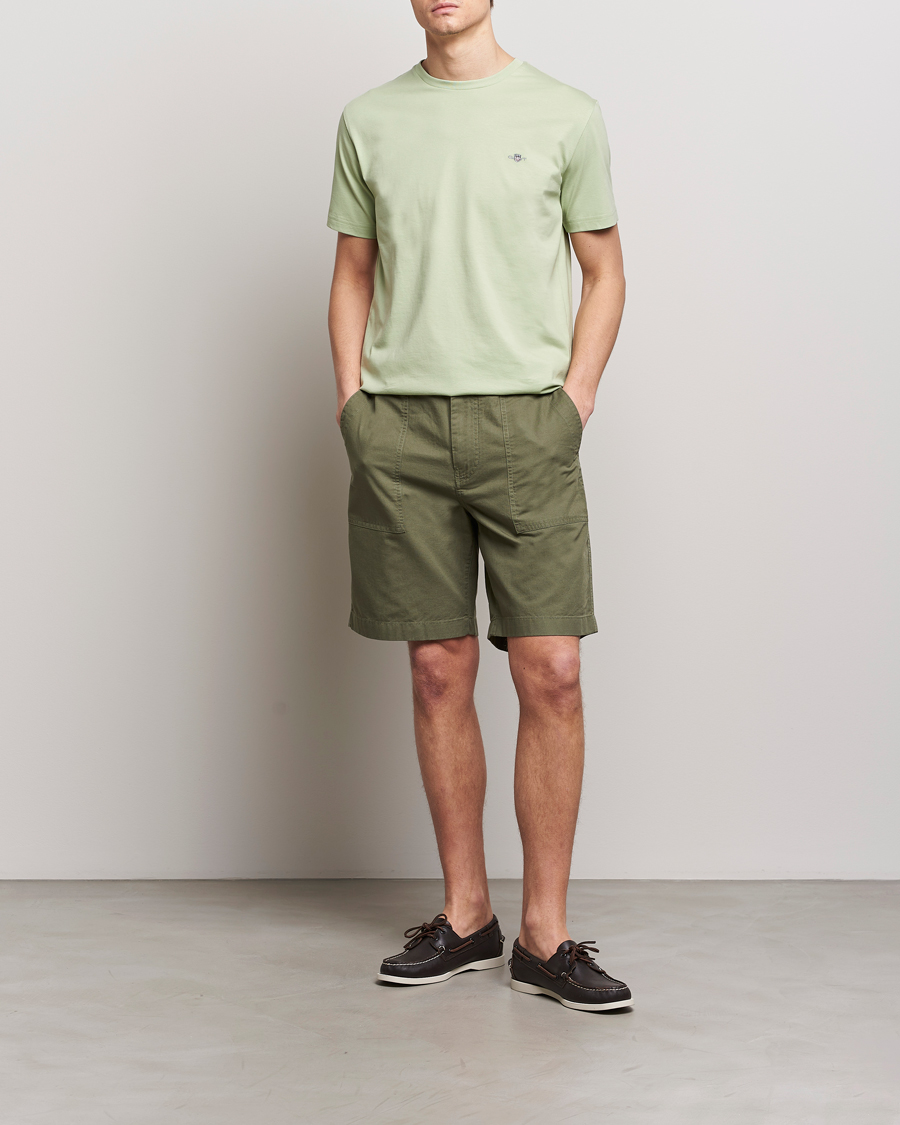 Herren | T-Shirts | GANT | The Original T-Shirt Milky Matcha