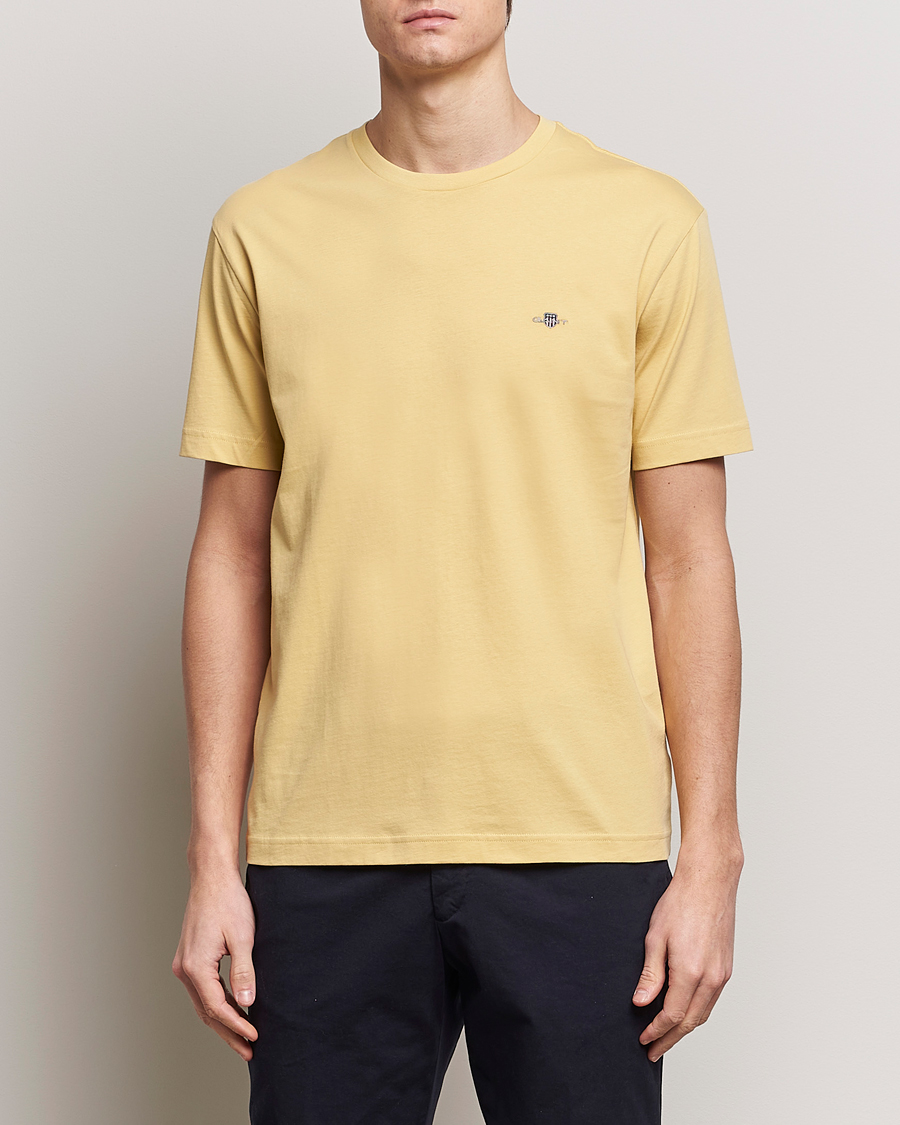Herren | GANT | GANT | The Original T-Shirt Dusty Yellow