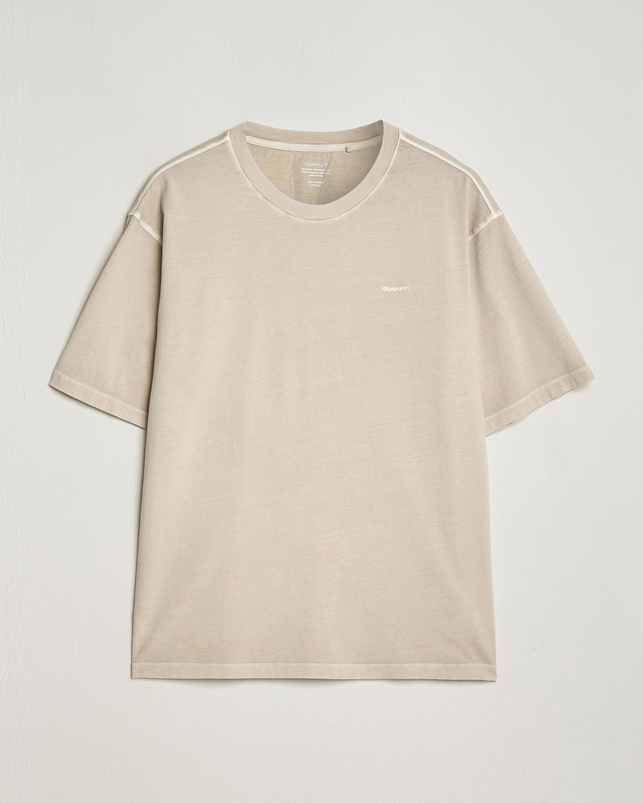 Herren | T-Shirts | GANT | Sunbleached T-Shirt Silky Beige