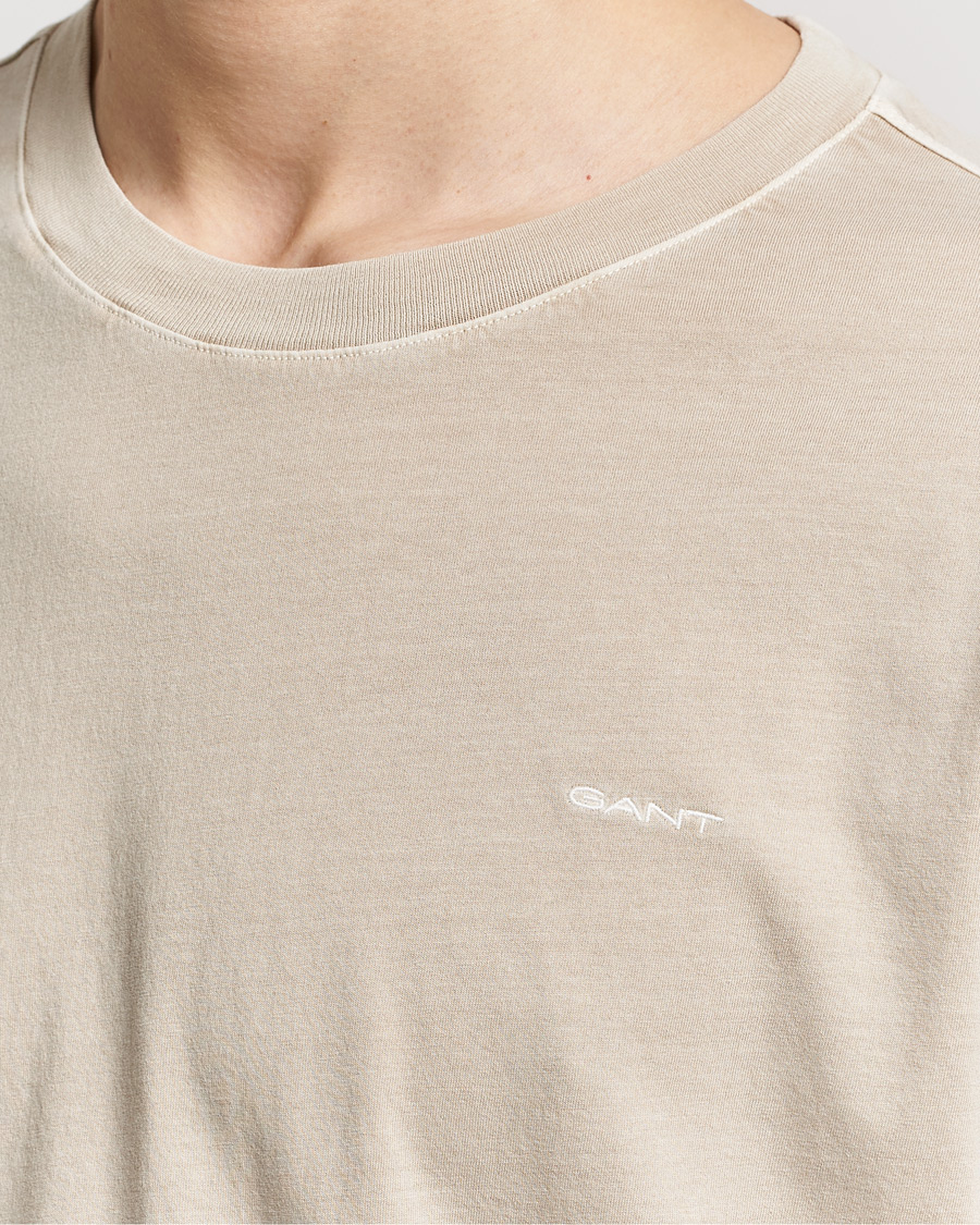 Herren | T-Shirts | GANT | Sunbleached T-Shirt Silky Beige