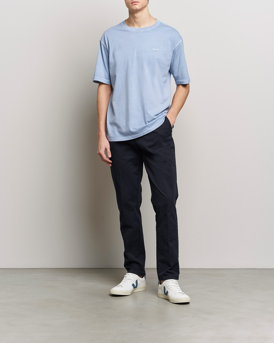 Herren | T-Shirts | GANT | Sunbleached T-Shirt Dove Blue