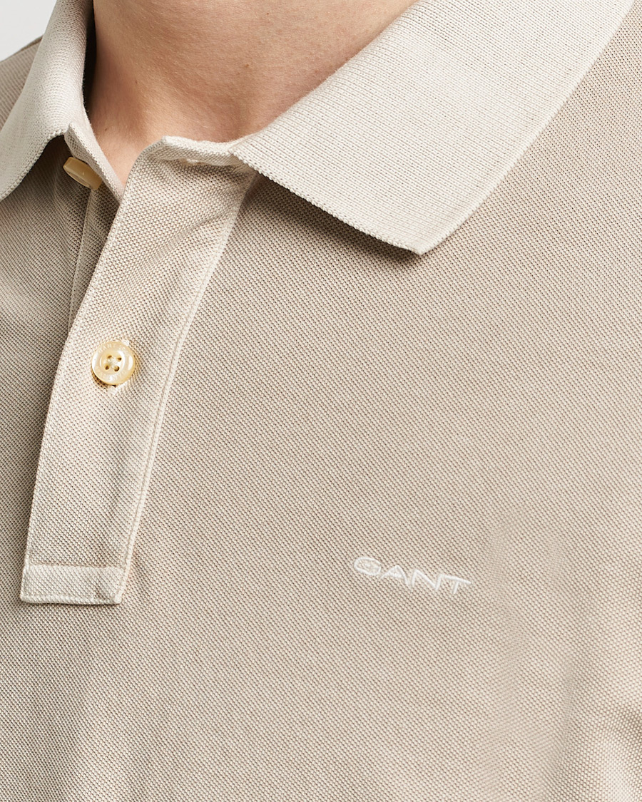 Herren | Poloshirts | GANT | Sunbleached Polo Silky Beige