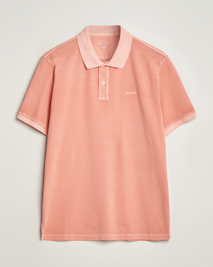 Herren | Poloshirts | GANT | Sunbleached Polo Peachy Pink