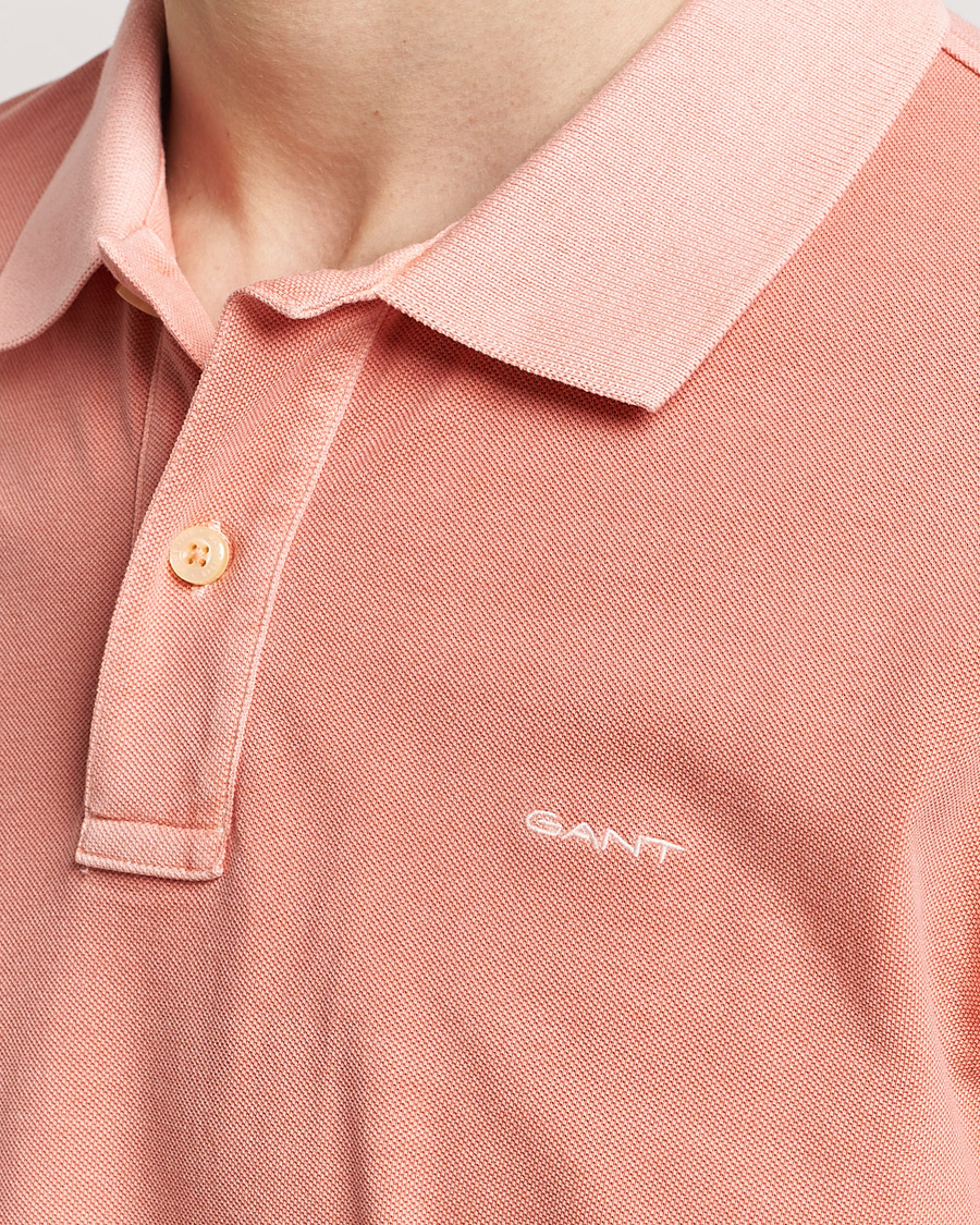 Herren | Poloshirts | GANT | Sunbleached Polo Peachy Pink